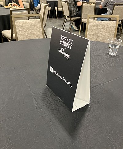 The AI Summitランチ会場にて