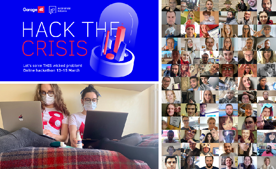 オンラインハッカソン「Hack the Crisis」の様子