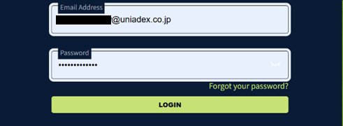 RSACのWebサイトにログイン
